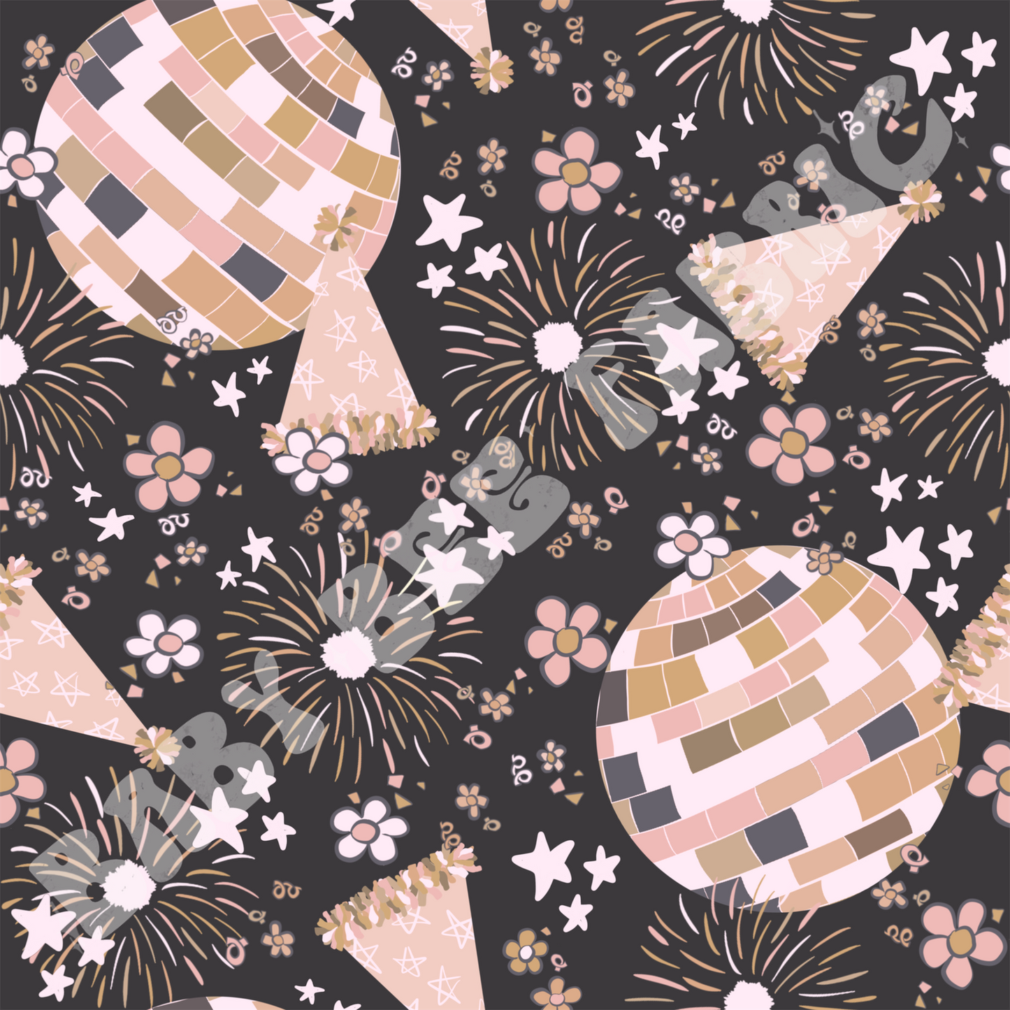 Black and Pink New Year