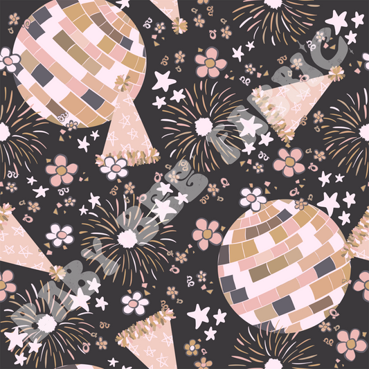 Black and Pink New Year