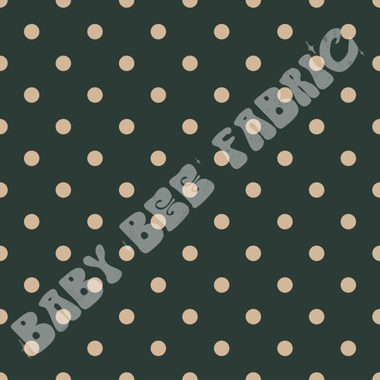 Deep Green Polka Dots