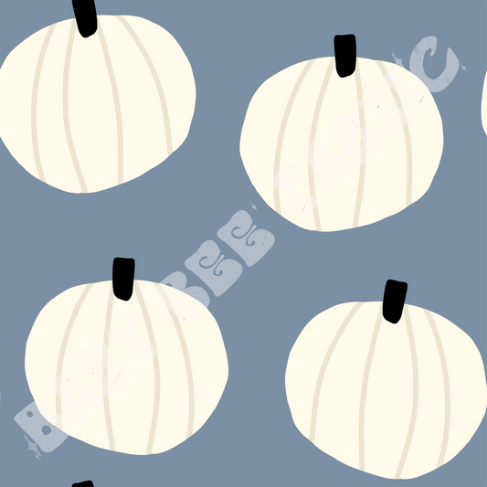 Blue and White Pumpkins
