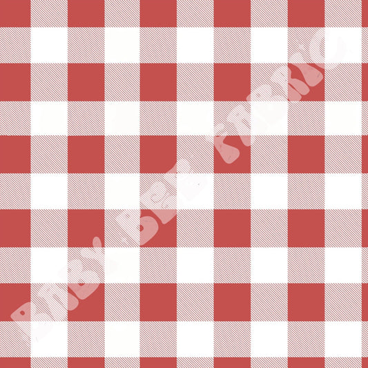 Red and White Christmas Plaid
