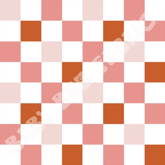 Pink Christmas Check