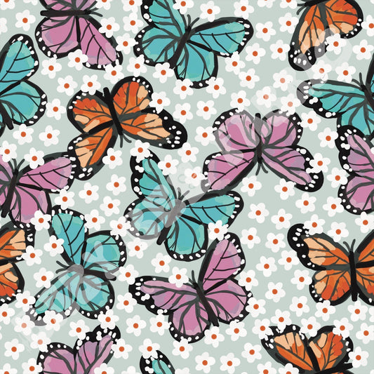 Spring Daisy Butterfly