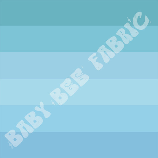 Blue Ombré Stripes