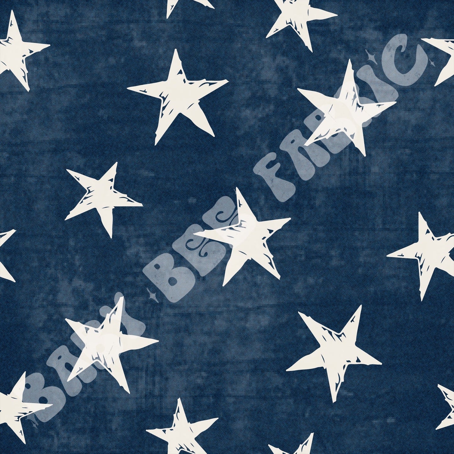Vintage Denim Stars
