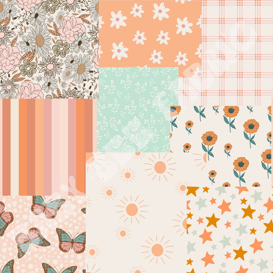 Floral Butterfly Patchwork