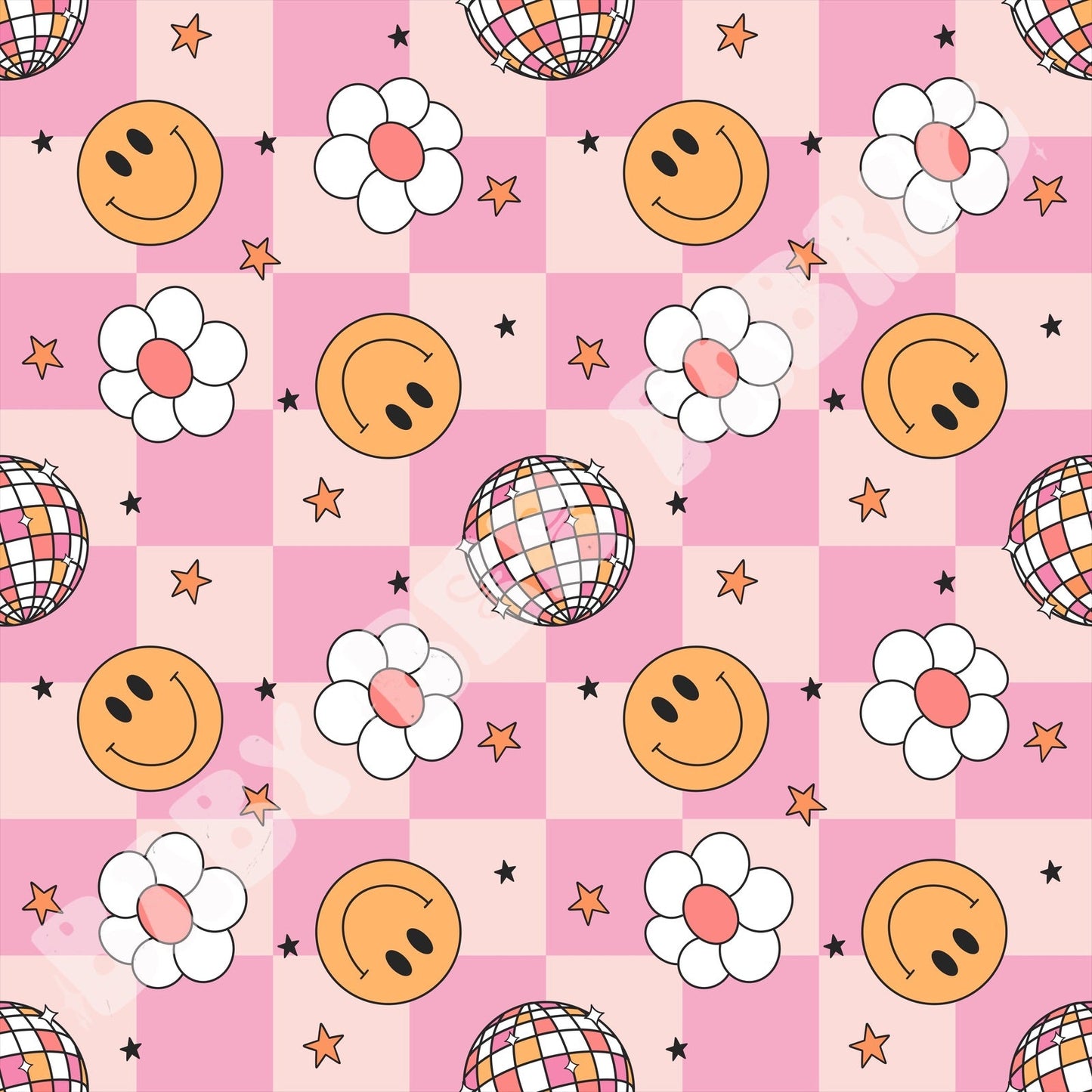 Yellow Disco Smiley