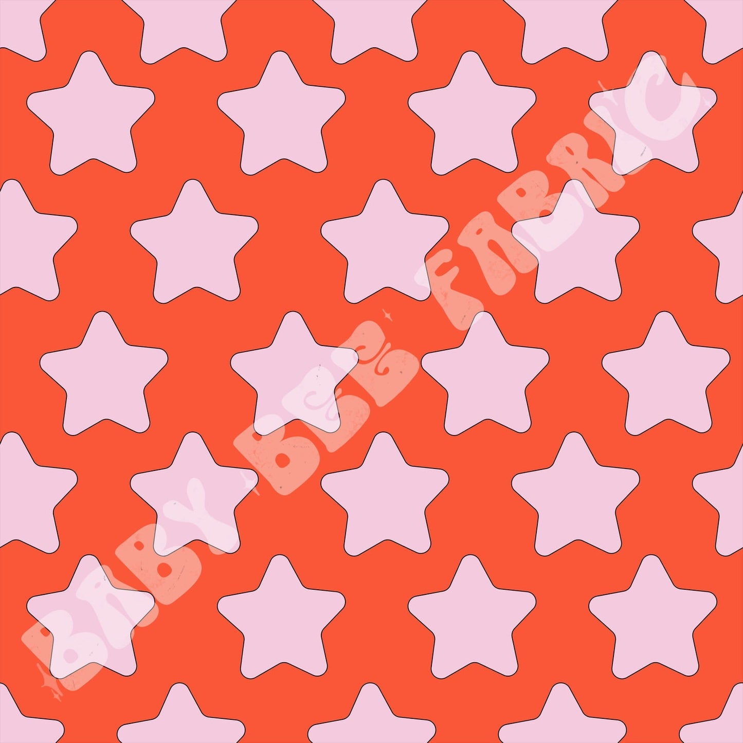 Red and pink stars