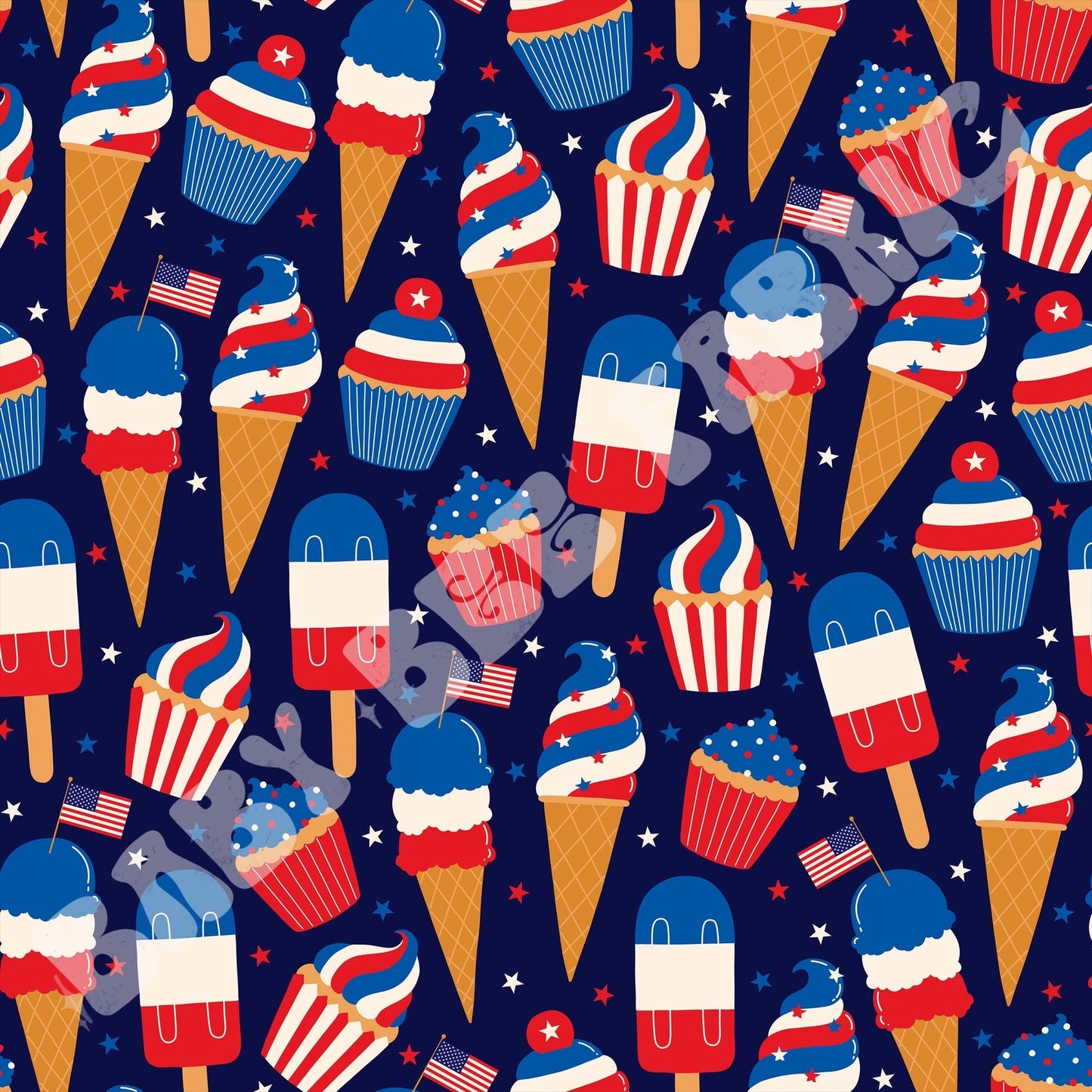 RWB Ice Cream Cones