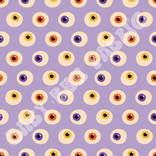 Purple Halloween Eyes