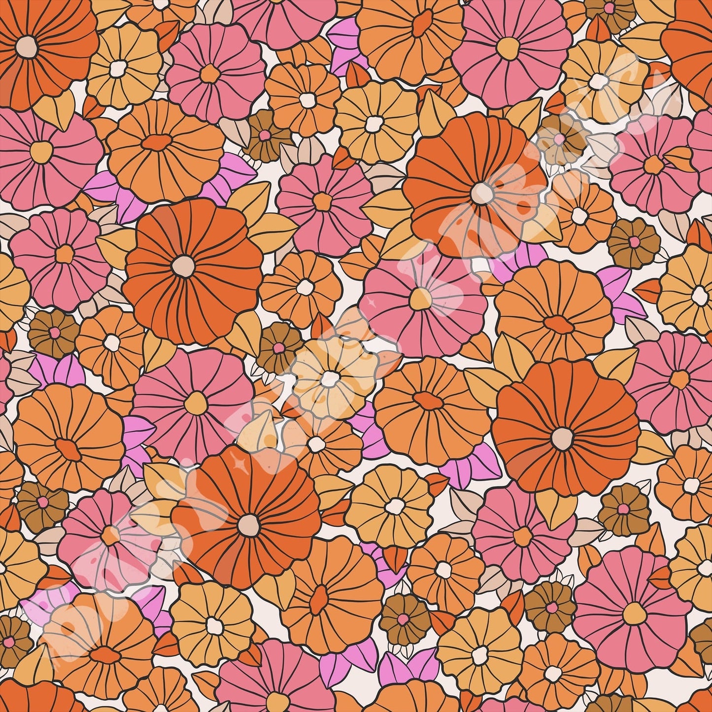 Retro blooms