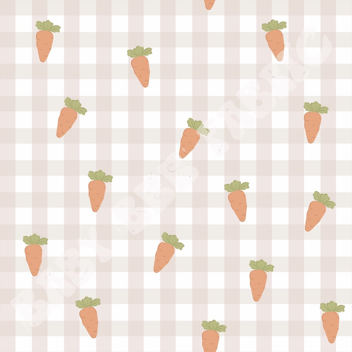 Beige Gingham Carrots