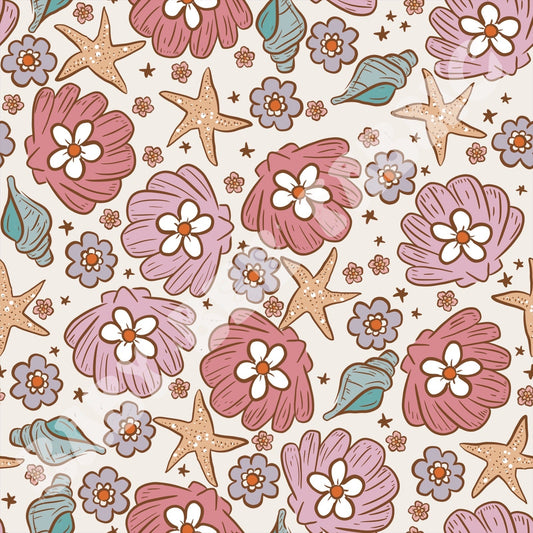 Floral Seashell