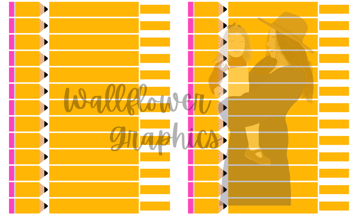 2.5 in Pencil Bow Yard Yellow