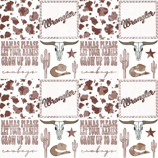 Patchwork Cowboy Brown