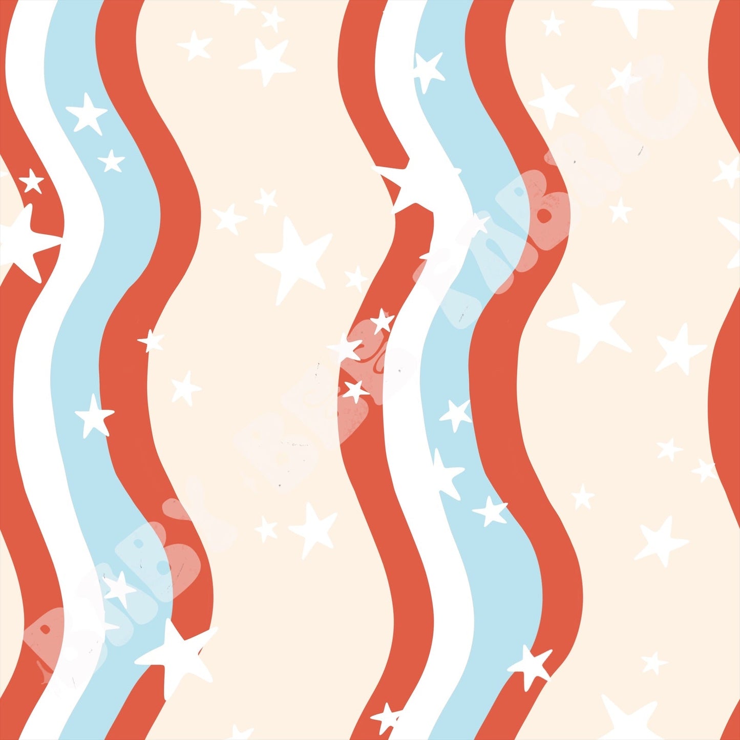 Retro RWB Stars & Stripes