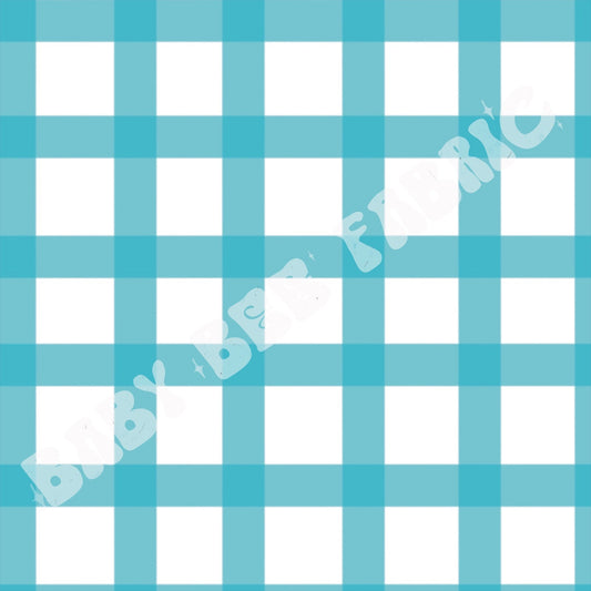 Blue Plaid Marshmallows Cord