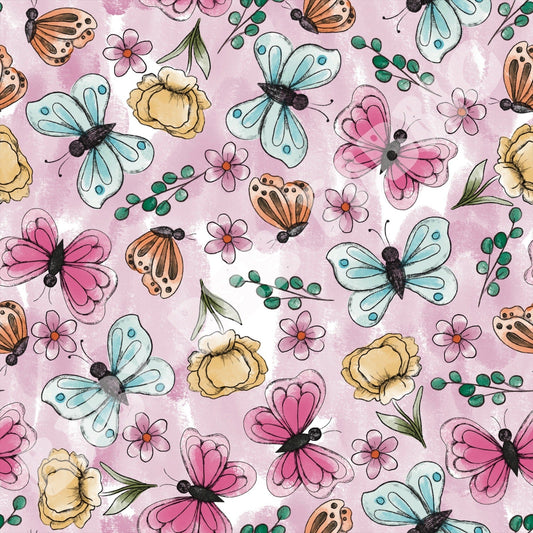 Butterfly Garden Purple