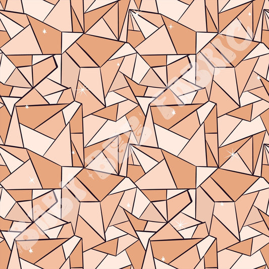 Diamond Hearts Cord Orange