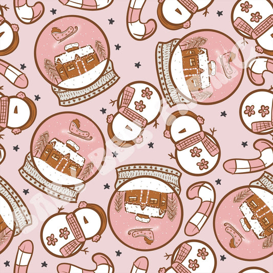 Boho Pink Snowglobe
