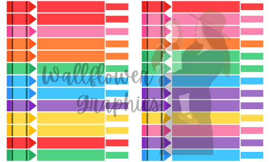 2.5 in Crayon Bow Yard