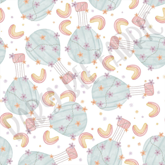 Watercolor Hot Air Balloons