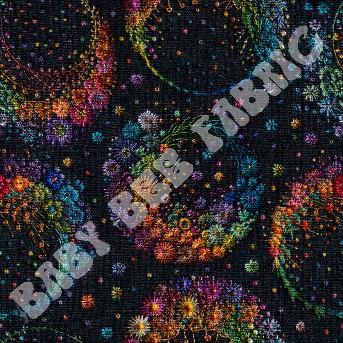 Floral Nights Embroidery