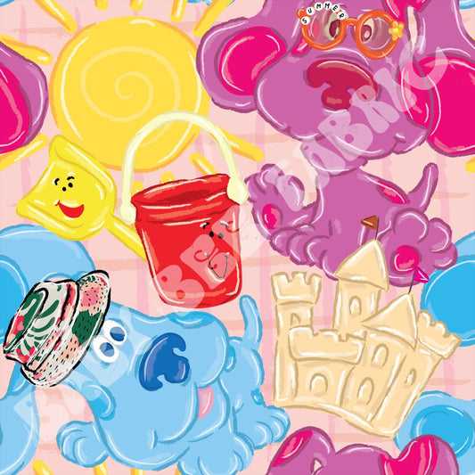 Beachy Blue Pink