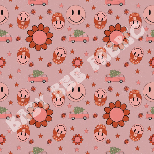 Hipster Christmas Smileys