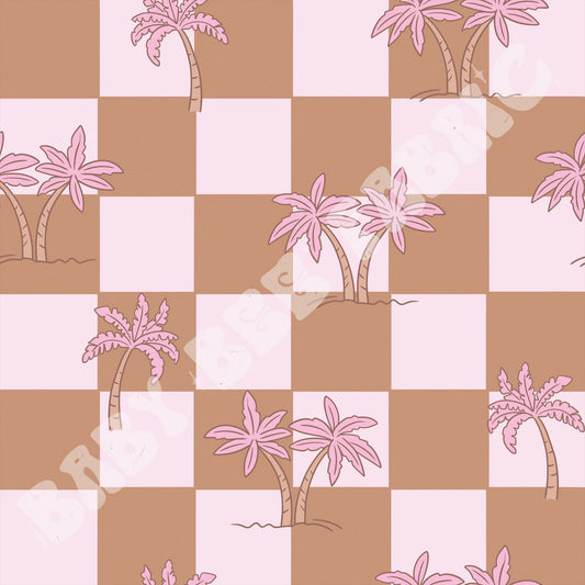 Pink Palm Tree