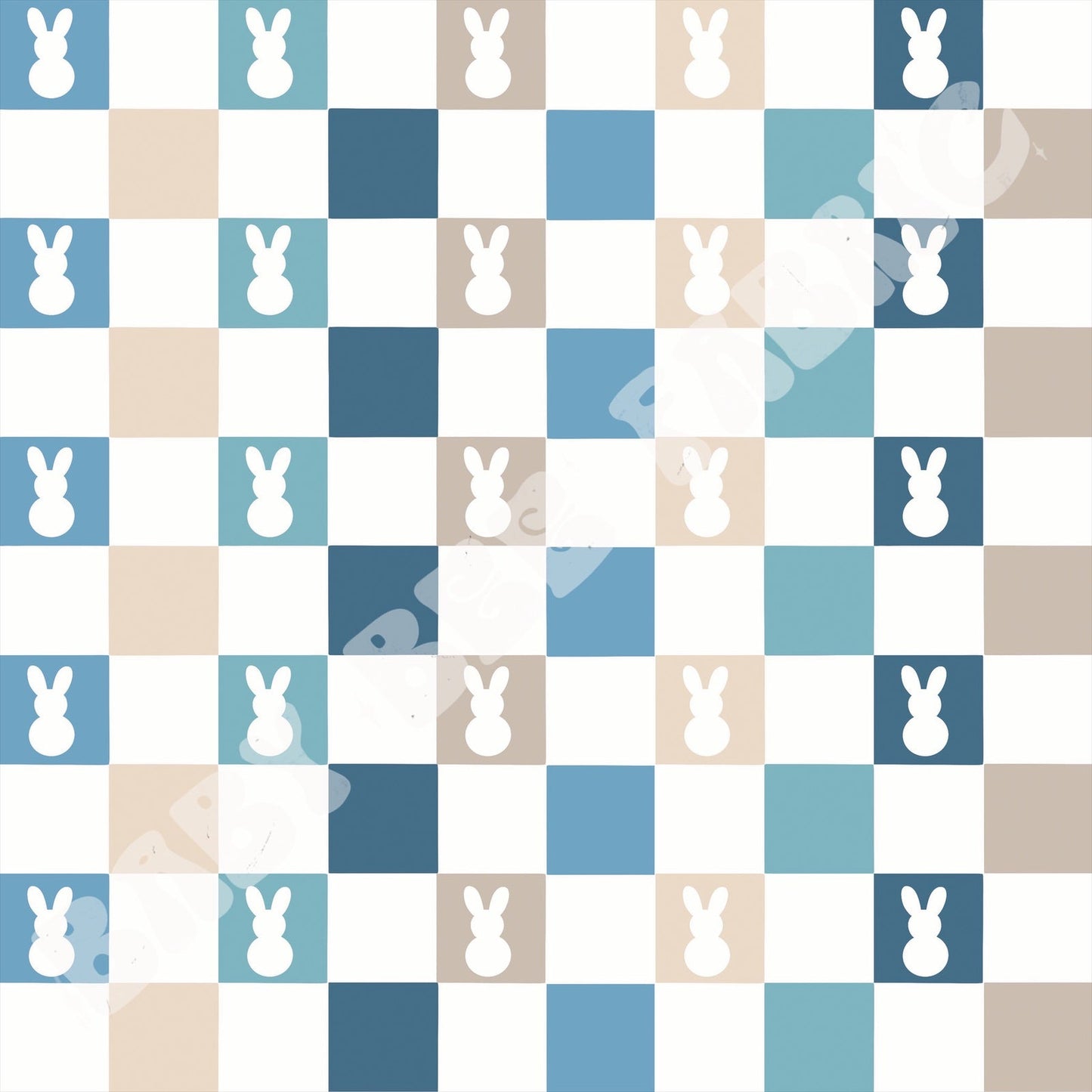 Blue Check Bunnies