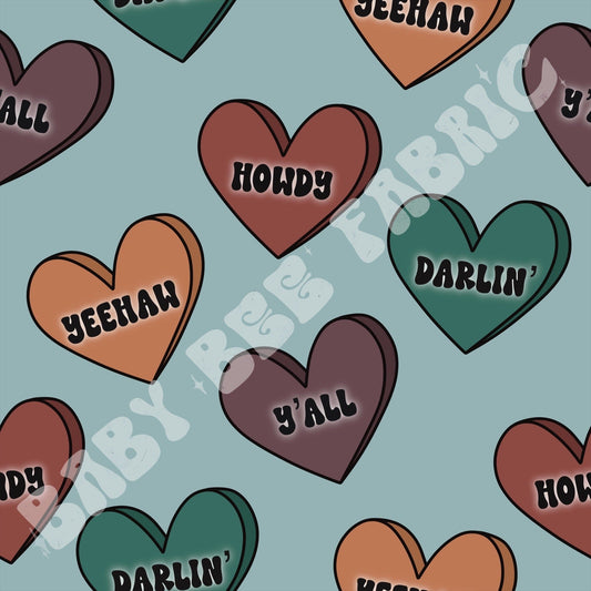 Western Valentines Hearts