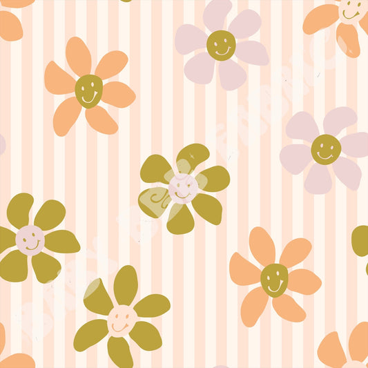 Floral Stripes