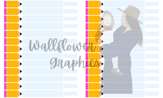 2.5 in Pencil Bow Yard Solid Lines