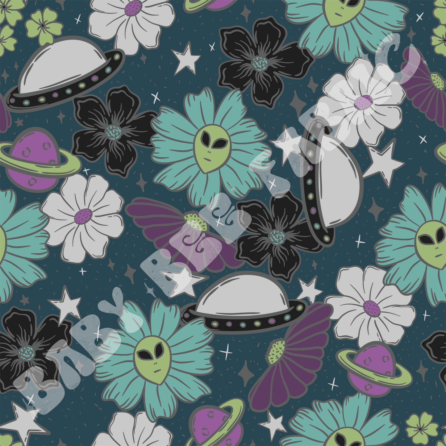 Floral Space Guys