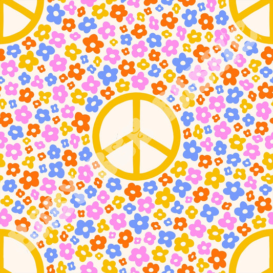 Floral Peace Signs