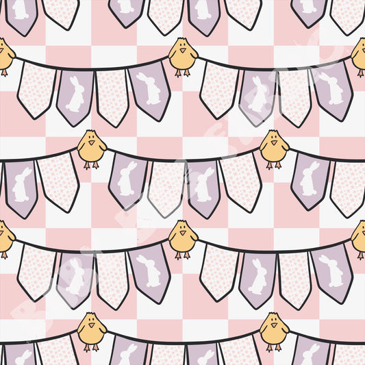 Easter Flags Pink