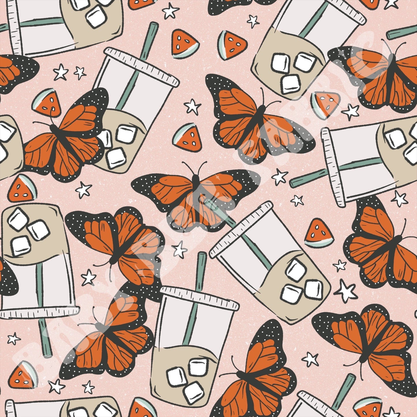 Iced Coffee Butterflies