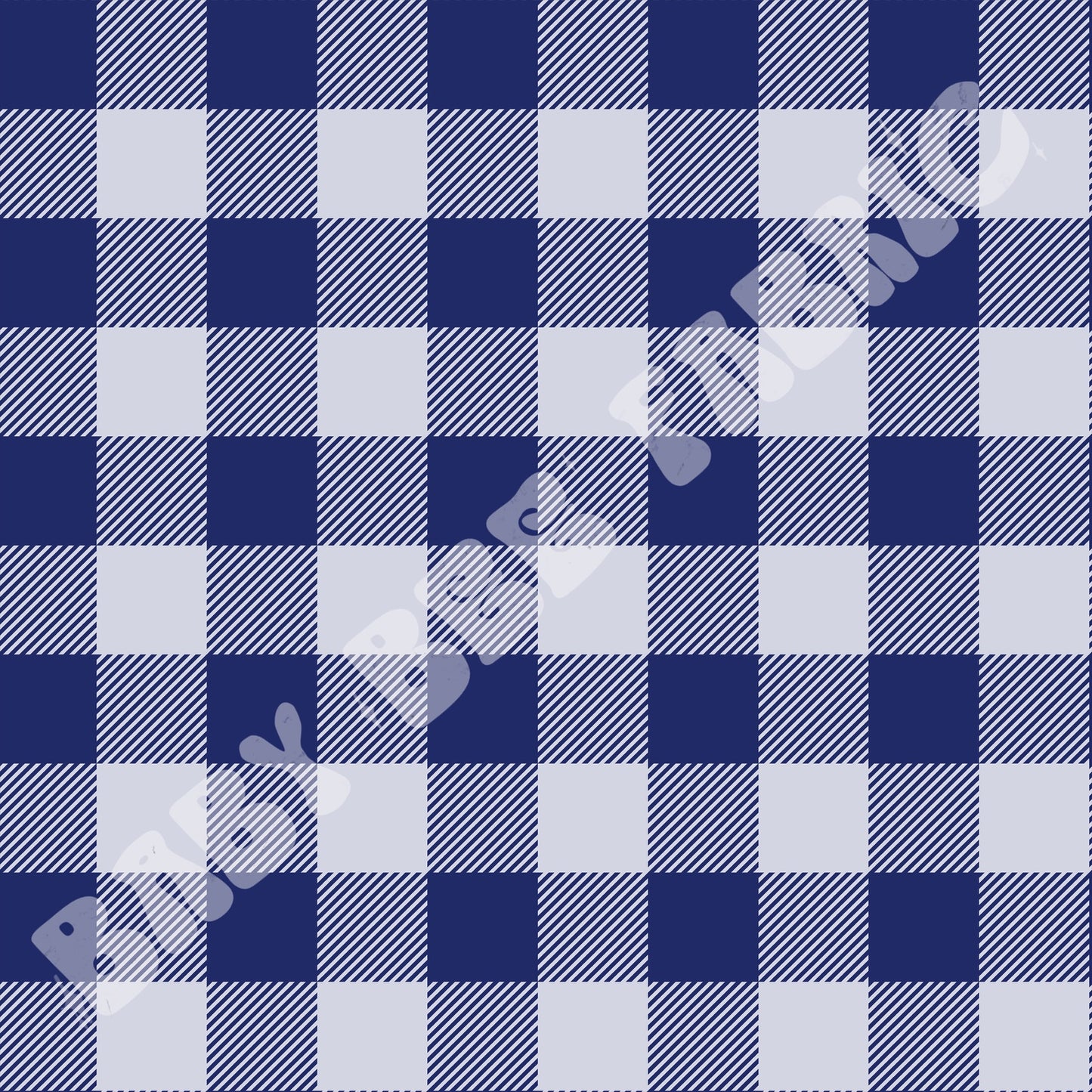 Navy Blue Gingham