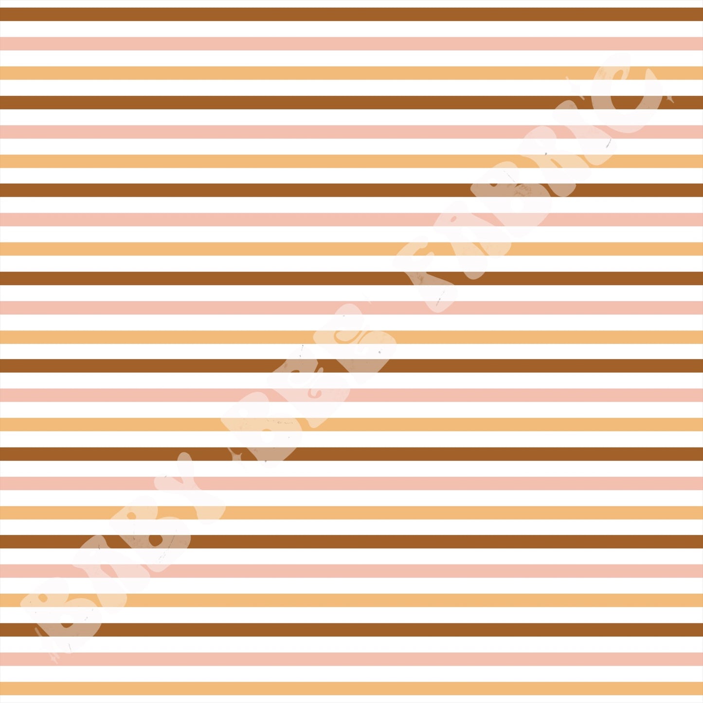 Peach Smiley Stripes
