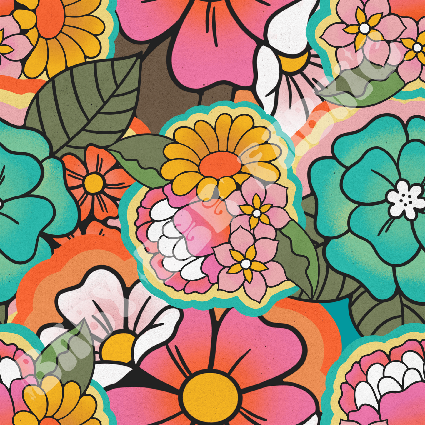 Bright Groovy Florals