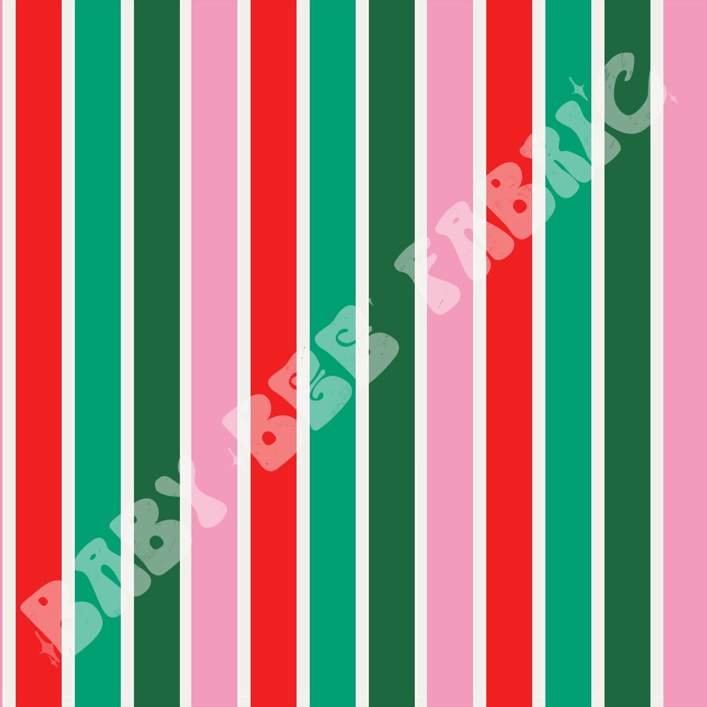 Bright Christmas Stripes