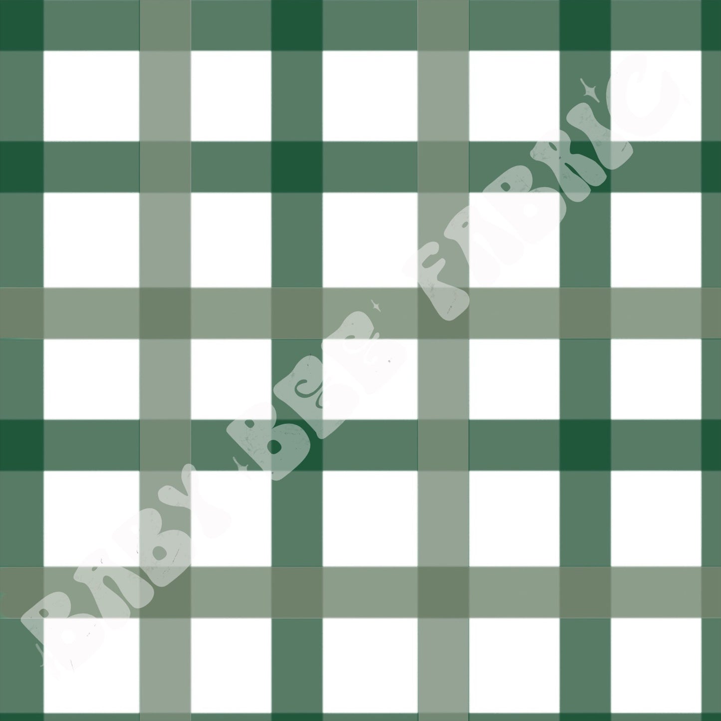 Daisy Shamrock Plaid