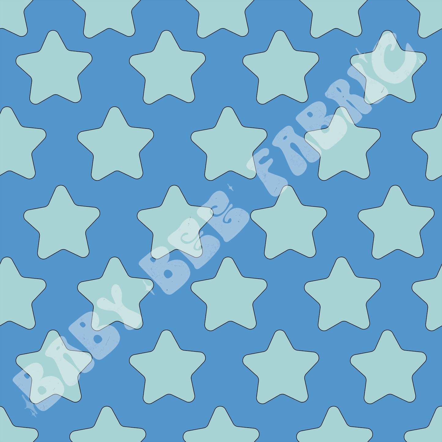 Light blue stars