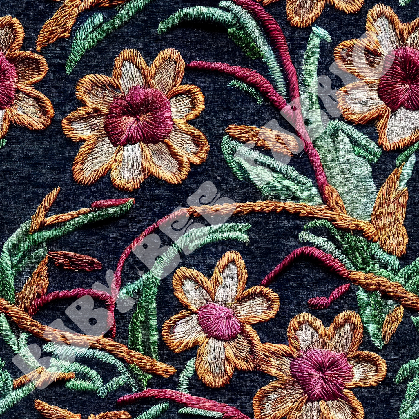 Night Garden Embroidery