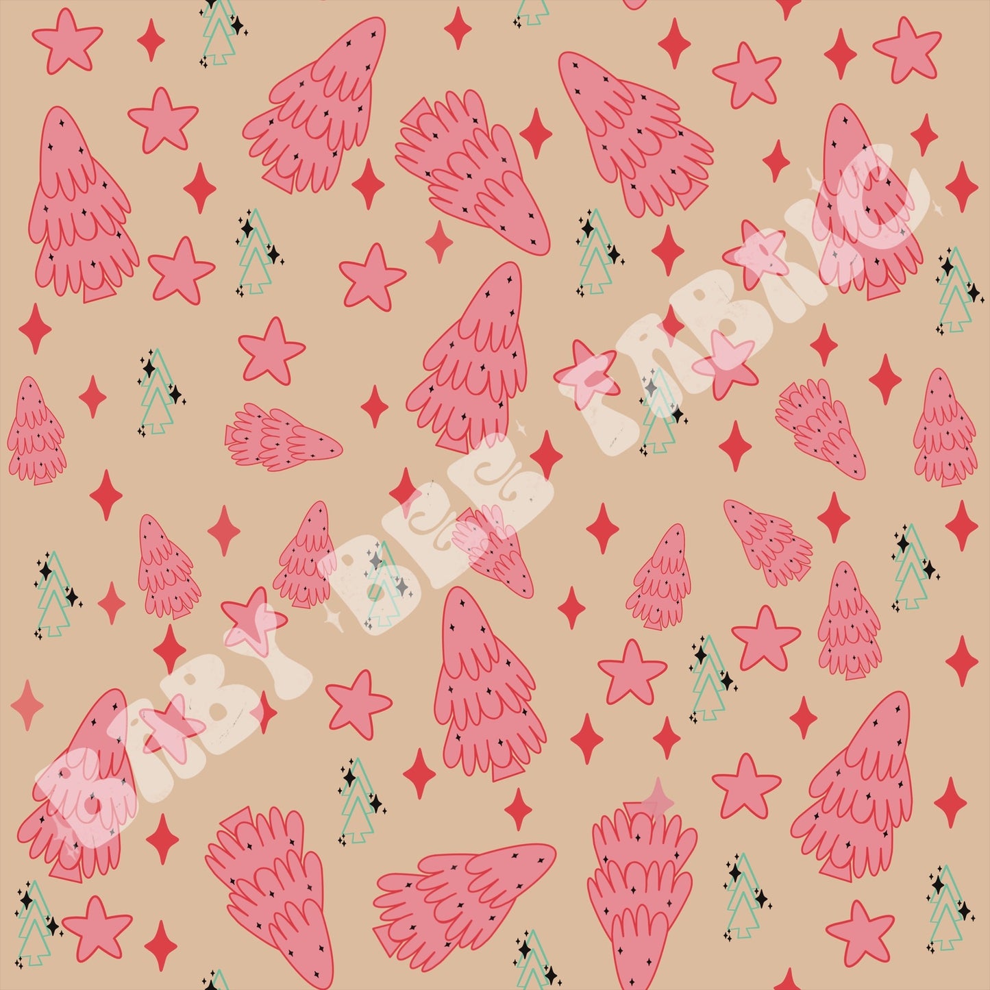 Pink Holly Jolly Cord