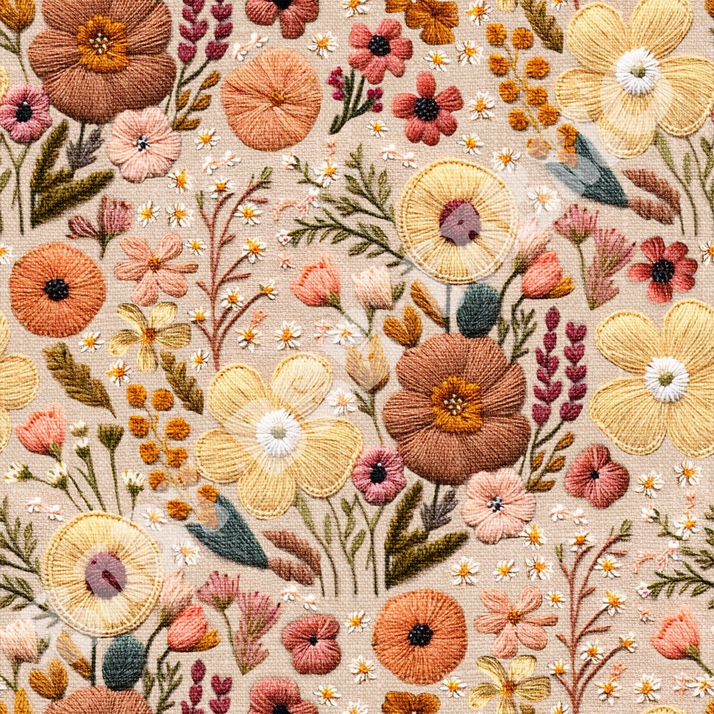 Blooming Floral Embroidery