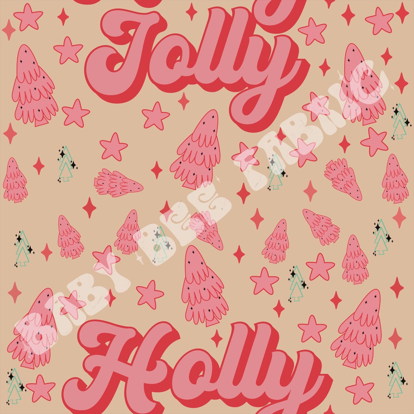 Pink Holly Jolly