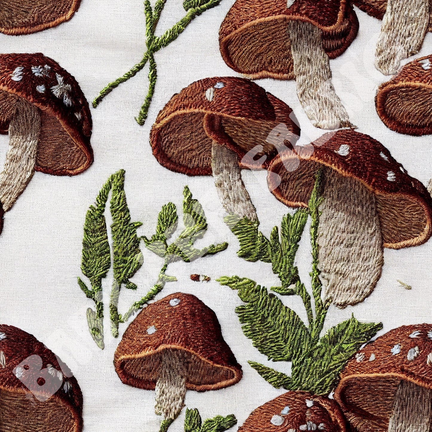 Mushroom Fields Embroidery