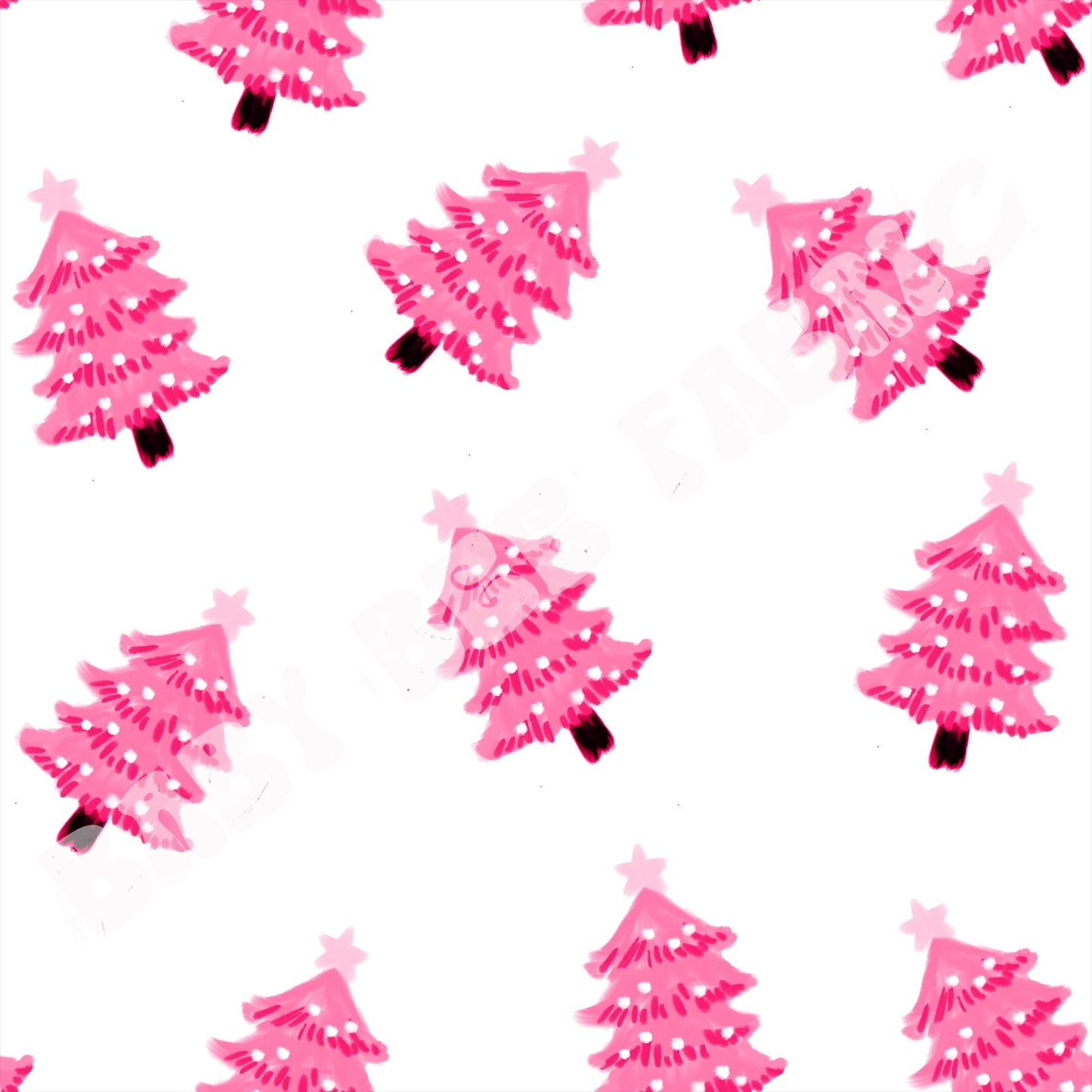 Bright Pink Christmas Trees